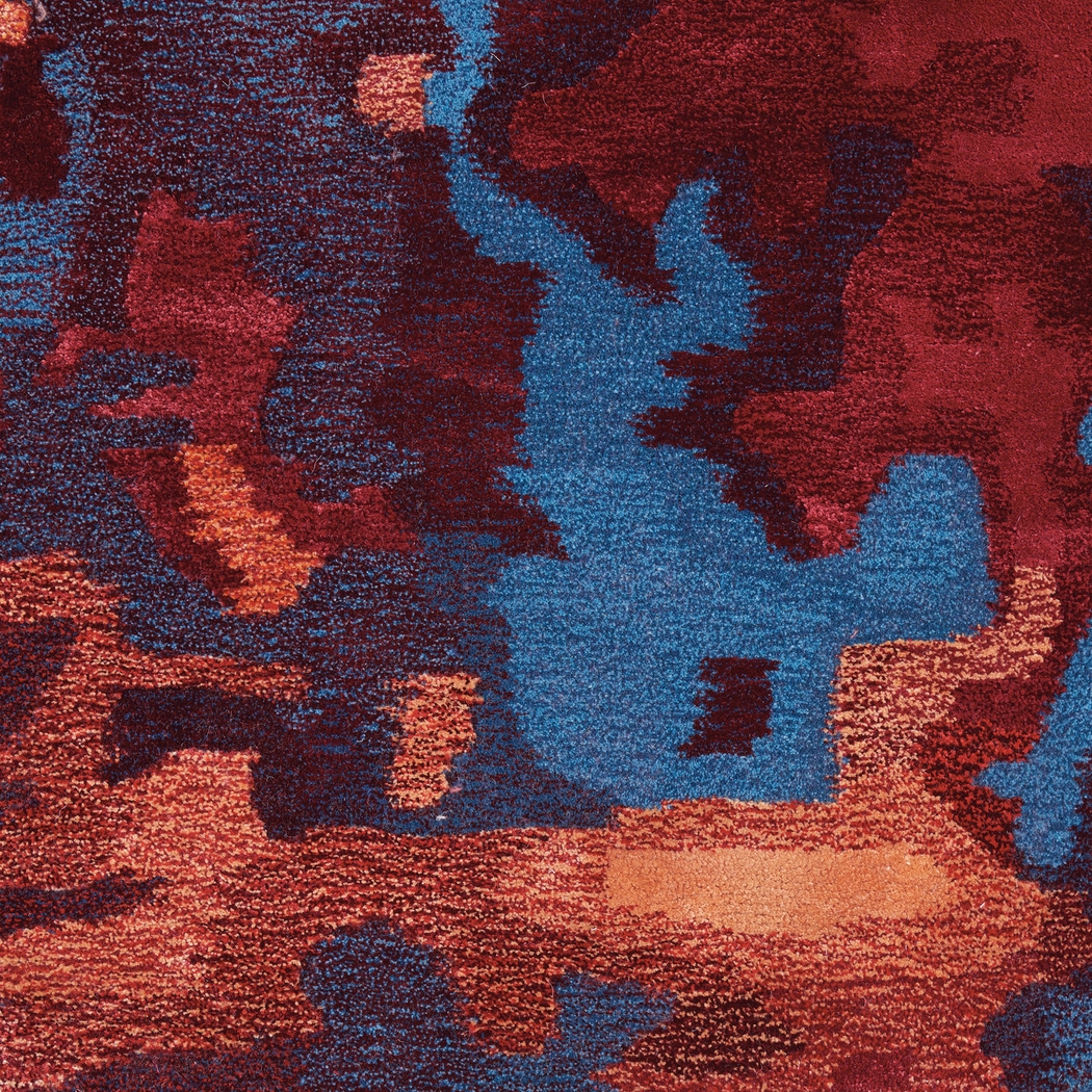 Dysete Blue 5'6 x 7'5 Rug - Thumbnail - Image 7