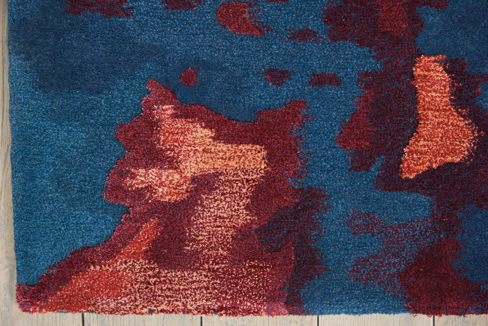 Dysete Blue 7'9 x 9'9 Rug - Thumbnail - Image 3