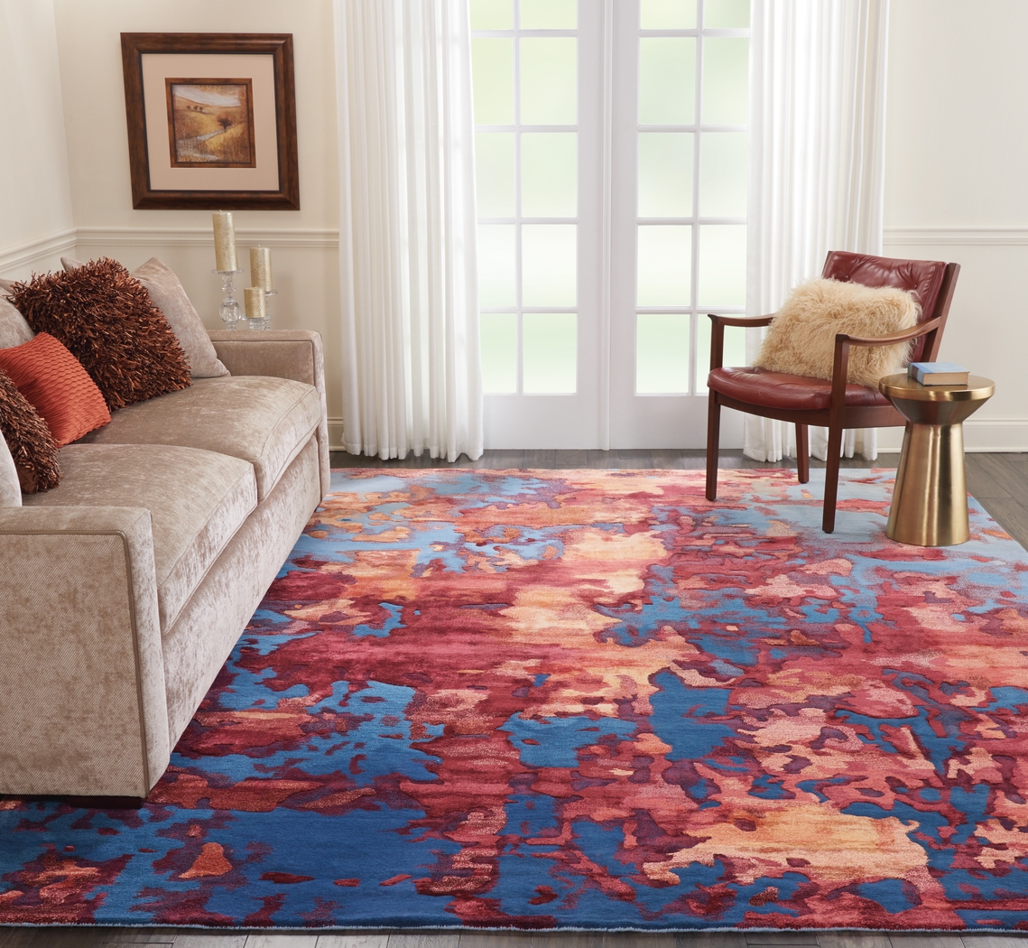 Dysete Blue 8'6 x 11'6 Rug - Thumbnail - Image 2