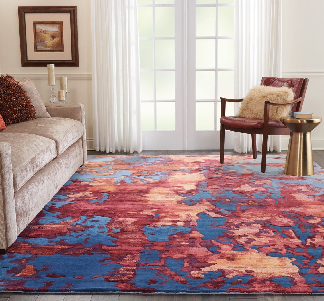 Dysete Blue 8'6 x 11'6 Rug - Thumbnail - Image 5