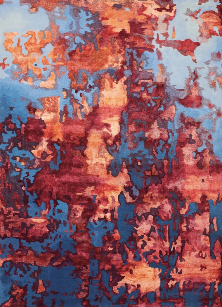 Dysete Blue 8'6 x 11'6 Rug - Thumbnail - Image 1