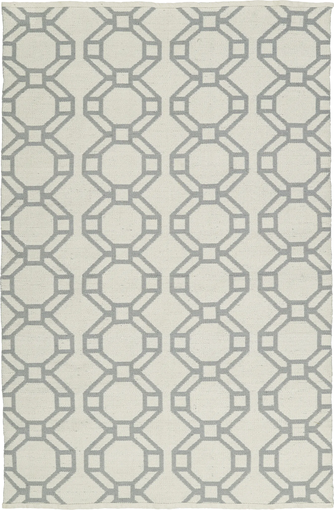 Alaric Gray 5' x 7'6 Indoor/Outdoor Rug - Image 1