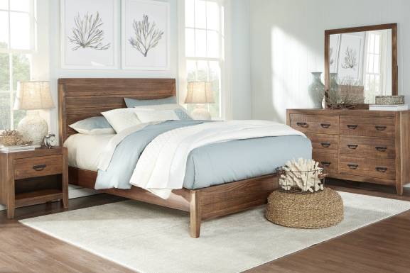 Palm Grove Brown Open Nightstand