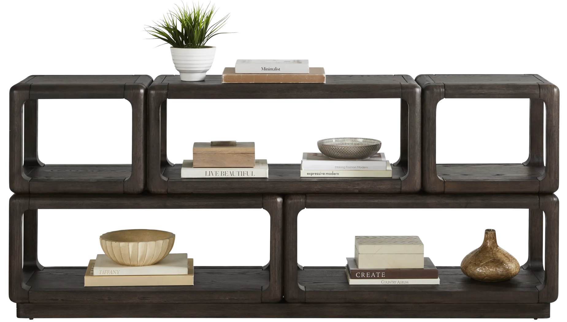 Eaglebrooke Brown 70 in. Credenza - Thumbnail - Image 2
