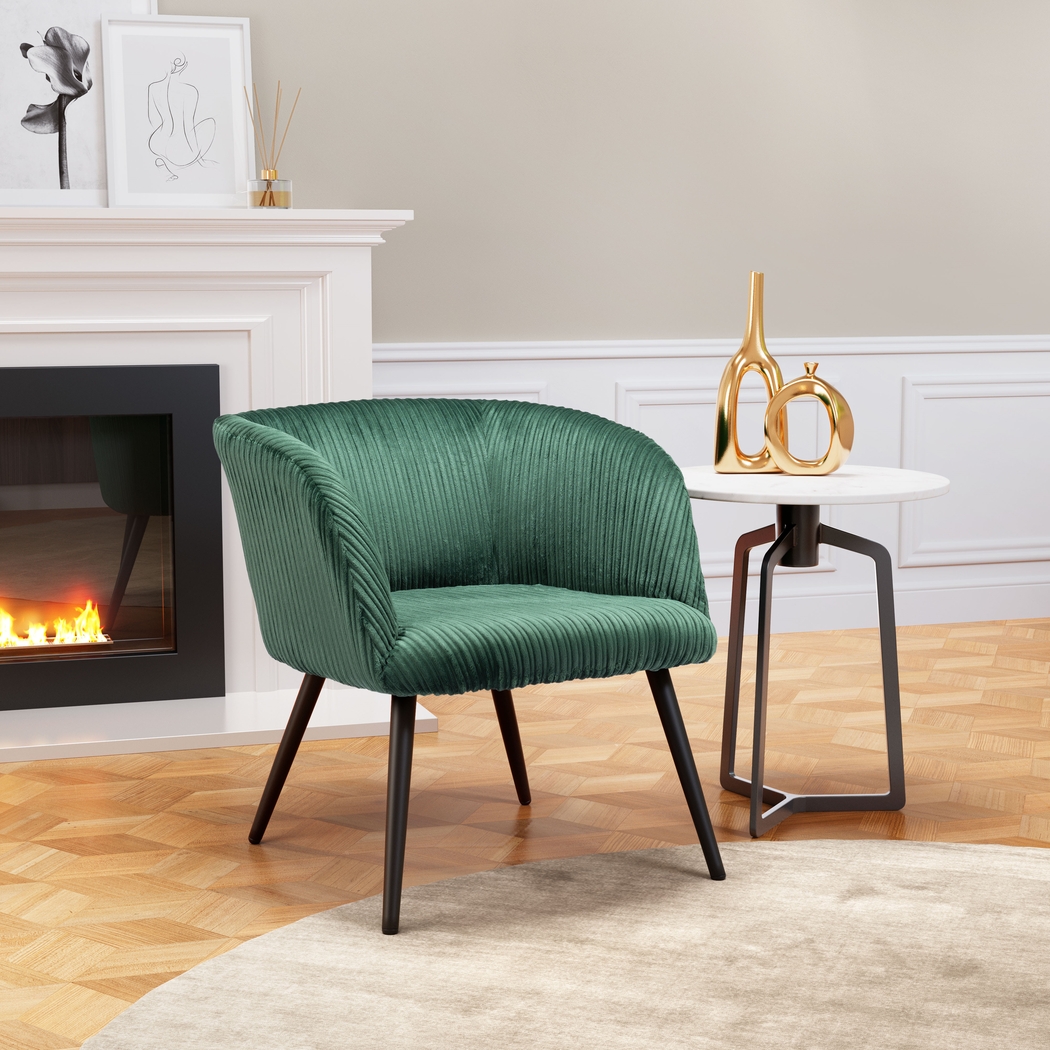 Eaglek Green Accent Chair - Thumbnail - Image 12