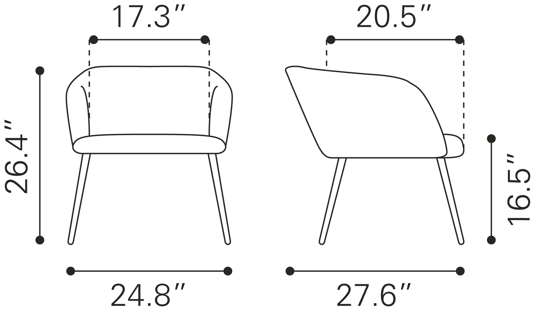 Eaglek Green Accent Chair - Thumbnail - Image 10