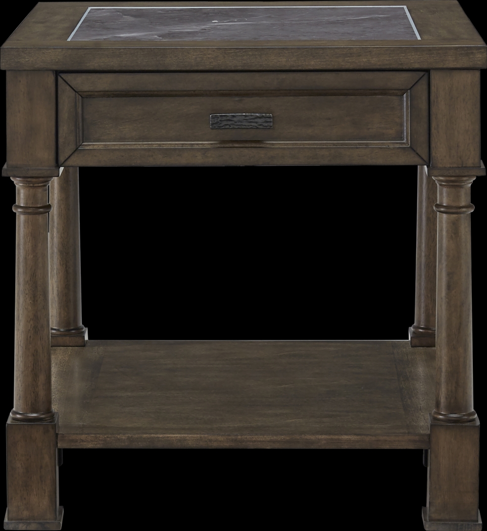 Eakins Brown End Table - Thumbnail - Image 2
