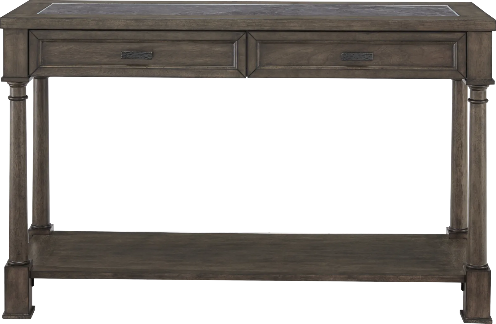 Eakins Brown Sofa Table - Thumbnail - Image 2