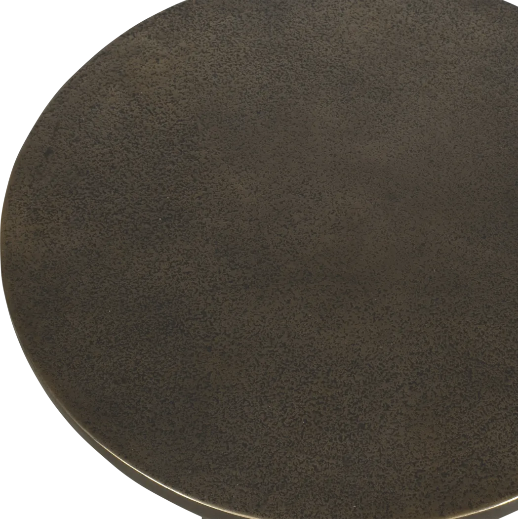 Ealane Bronze Outdoor End Table - Thumbnail - Image 4