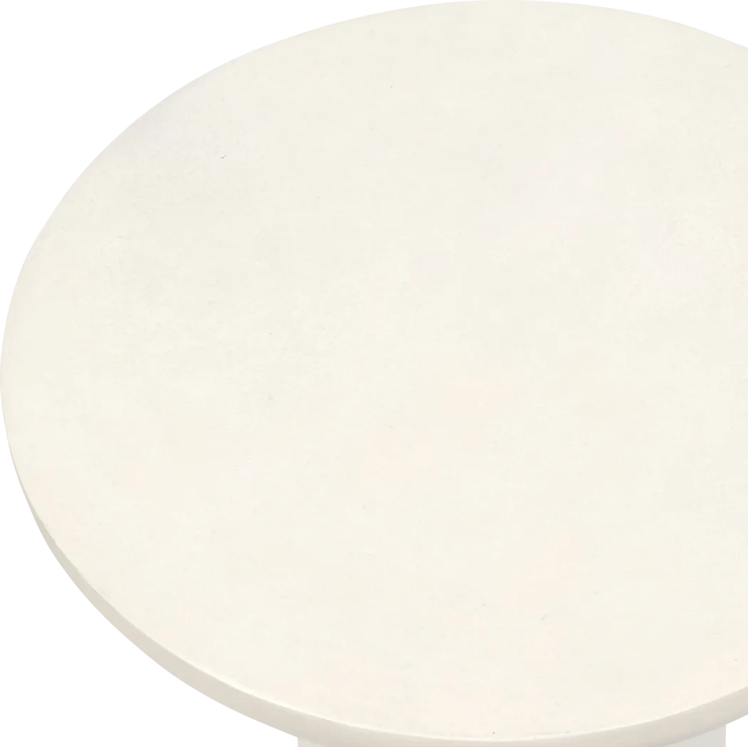 Ealane White Outdoor End Table - Thumbnail - Image 3
