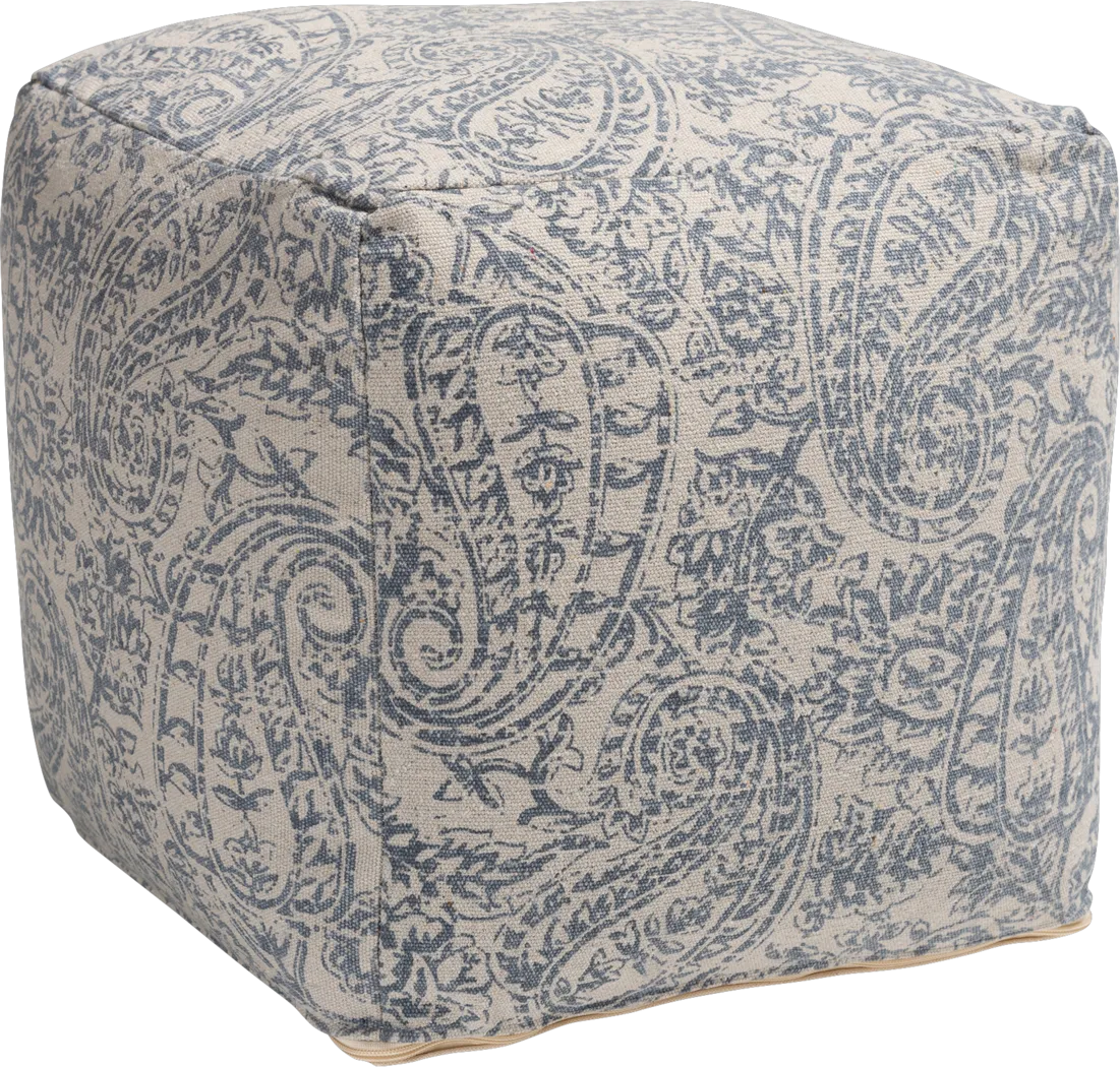 Earleigh Gray Pouf - Thumbnail - Image 1