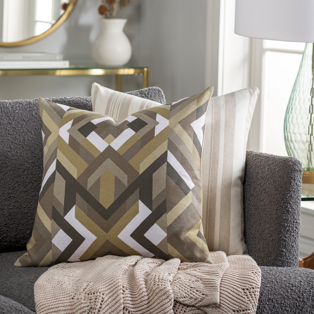 Earlie Gray Accent Pillow - Thumbnail - Image 2