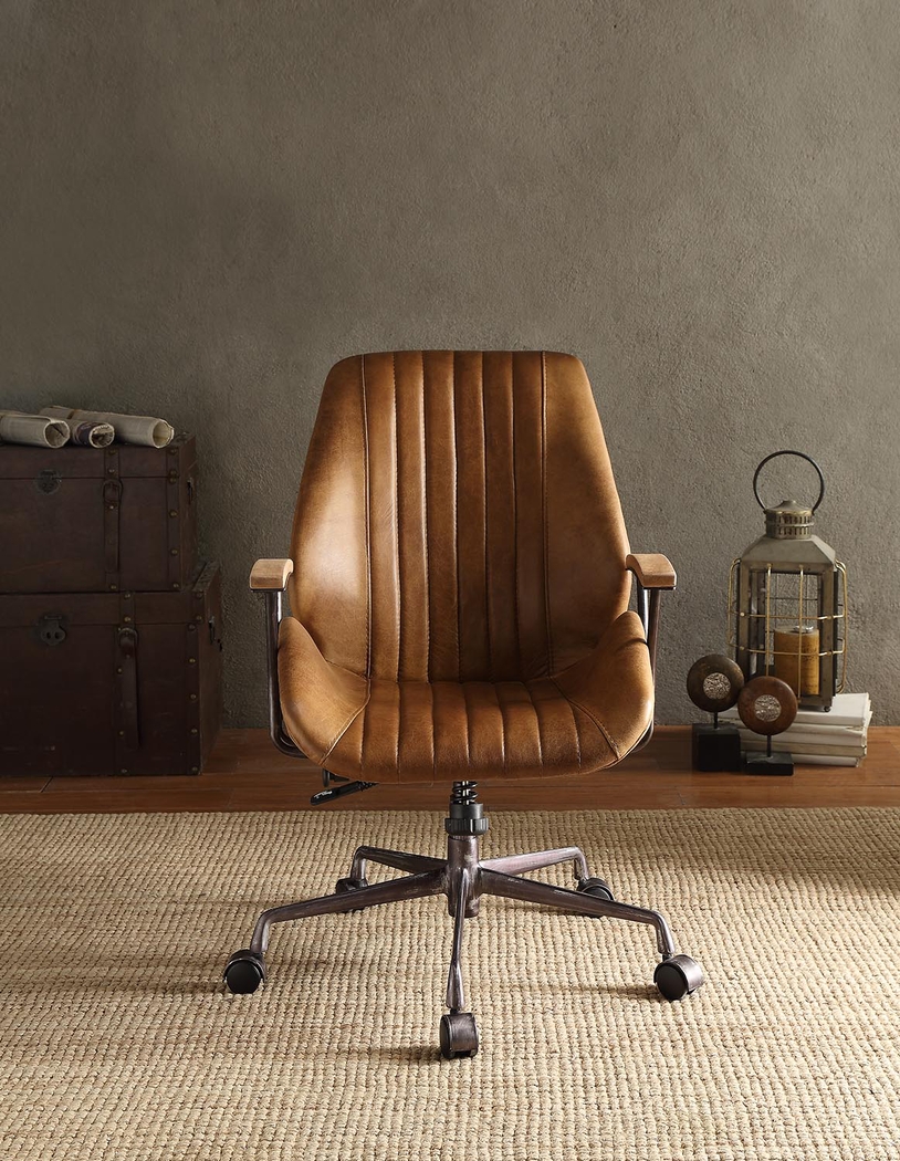 Earnest Tan Desk Chair - Thumbnail - Image 2