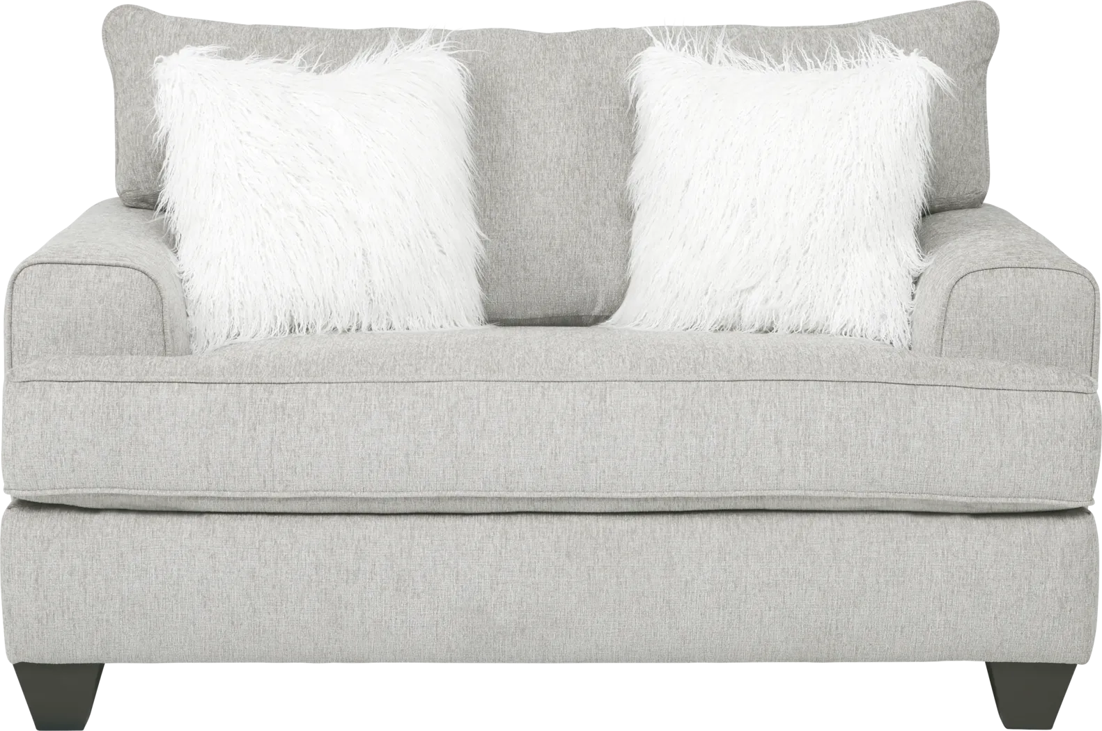 East Bank Gray Gel Foam Sleeper Chair - Thumbnail - Image 2