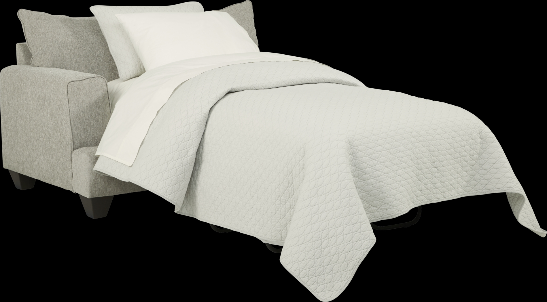 East Bank Gray Sleeper Chair - Thumbnail - Image 3