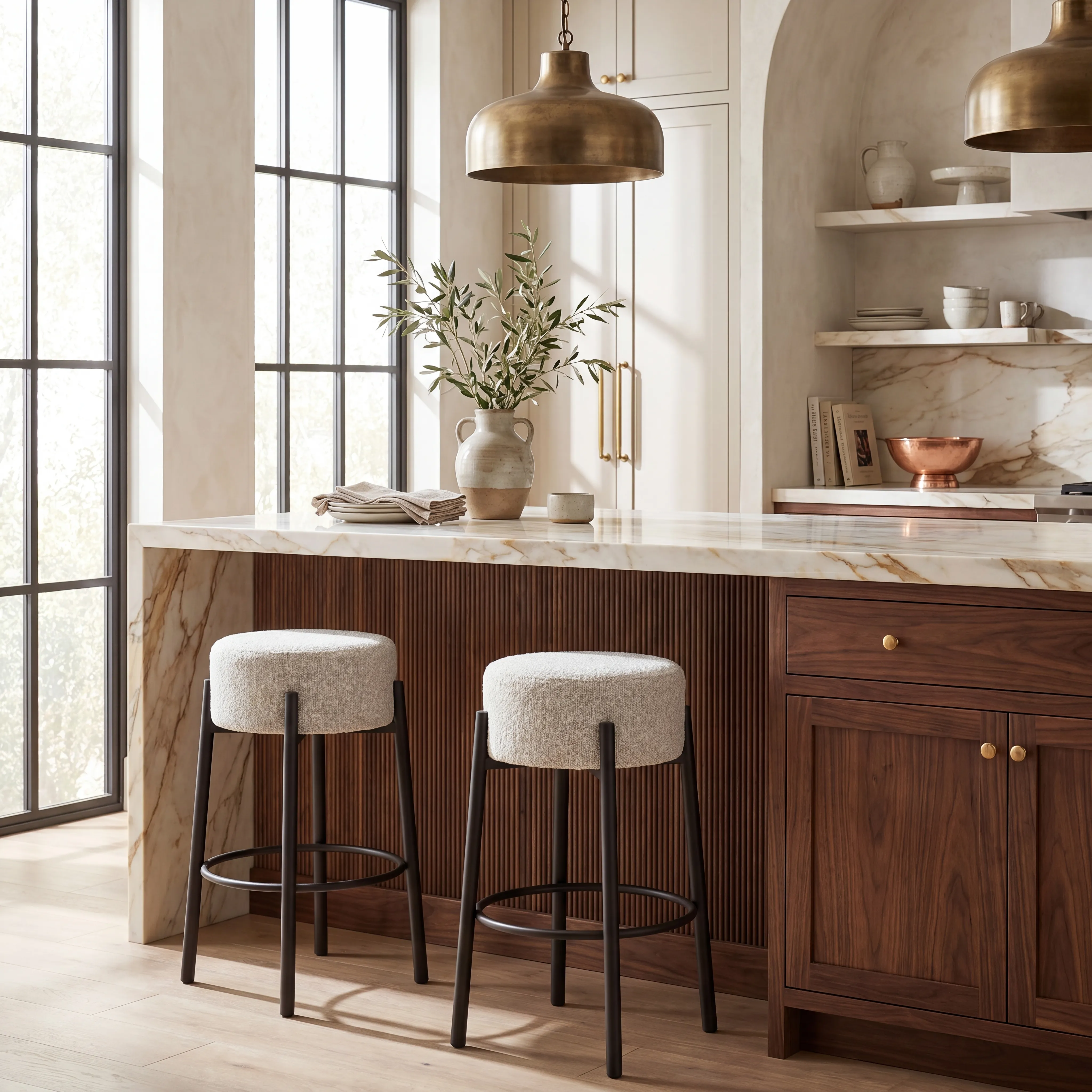 East Hampton Black Counter Height Stool - Thumbnail - Image 3