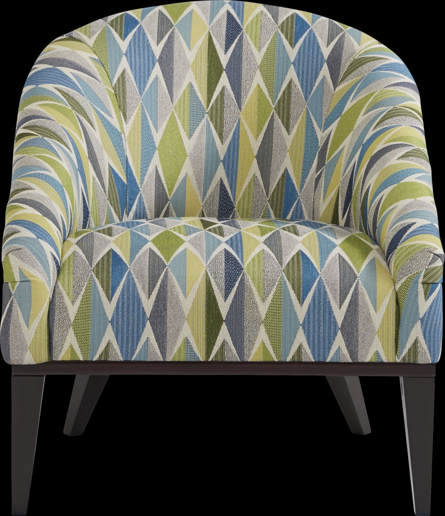 East Side Agler Blue Accent Chair - Thumbnail - Image 2