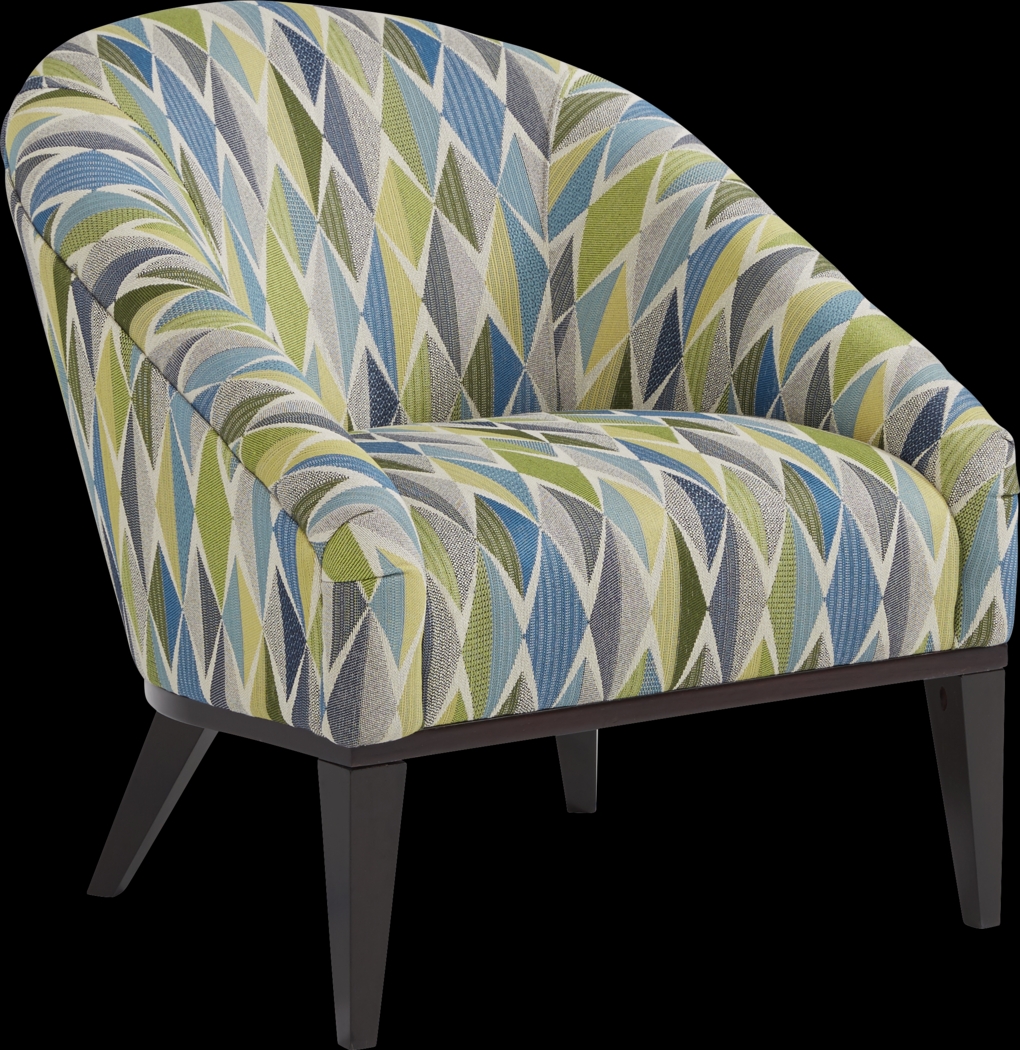 East Side Agler Blue Accent Chair - Thumbnail - Image 1