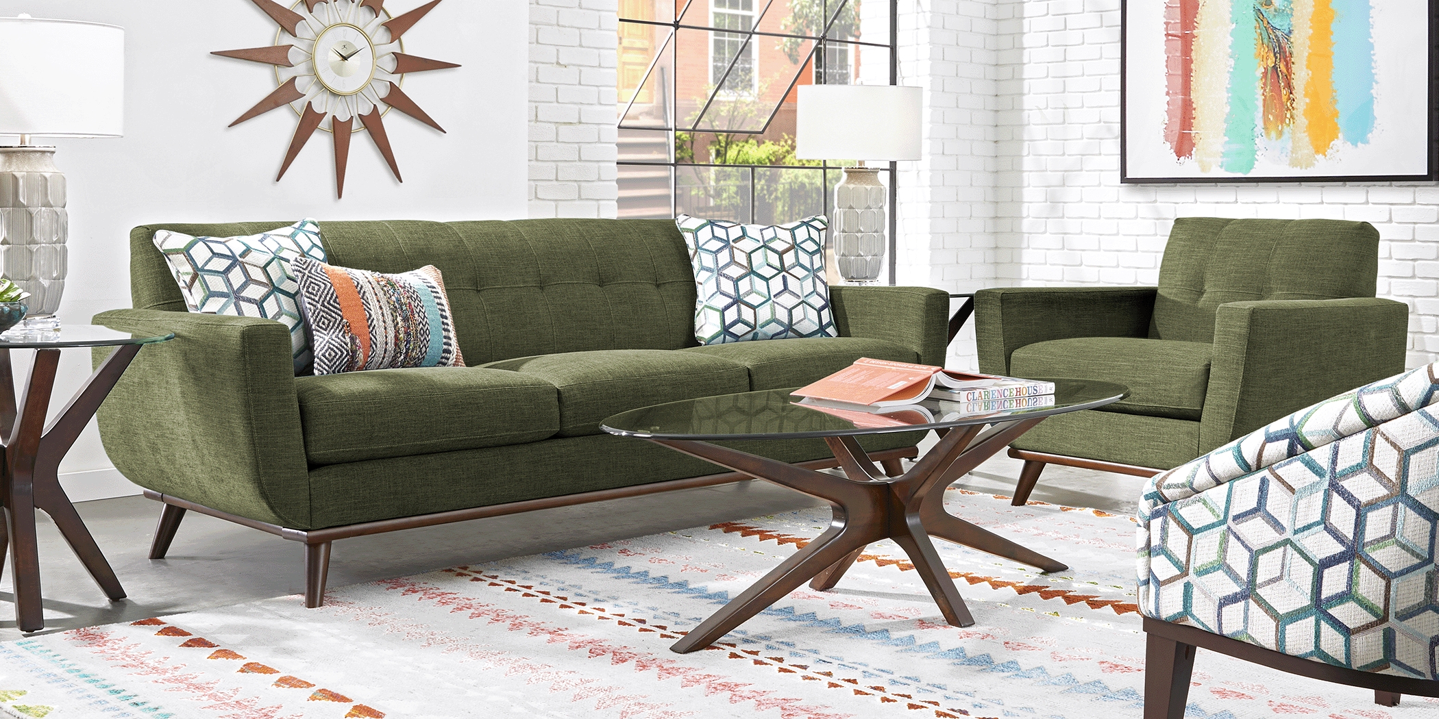 East Side Avocado 5 Pc Living Room - Thumbnail - Image 1