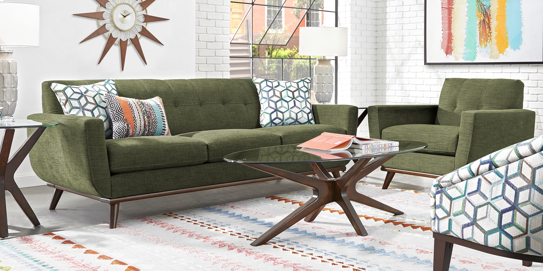 East Side Avocado 7 Pc Living Room - Thumbnail - Image 1