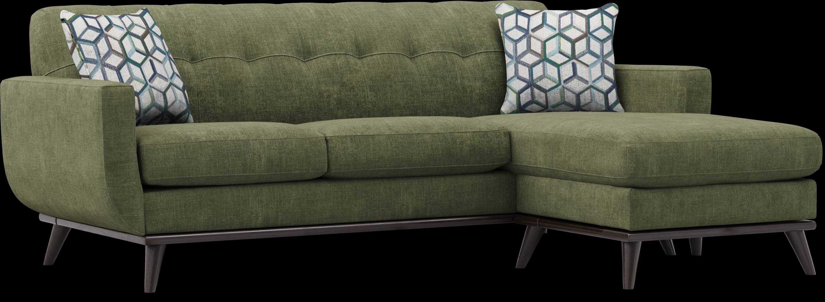 East Side Avocado 4 Pc Sectional Living Room - Thumbnail - Image 2
