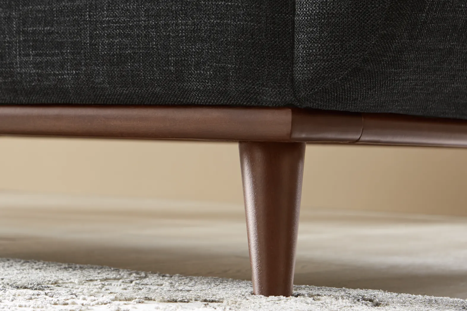 East Side Black Apartment Sofa - Thumbnail - Image 4