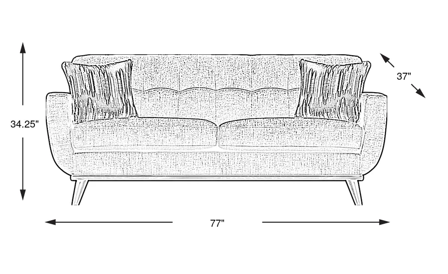 Dimension Image. Please refer to the Dimension Tab on this page for dimension details.