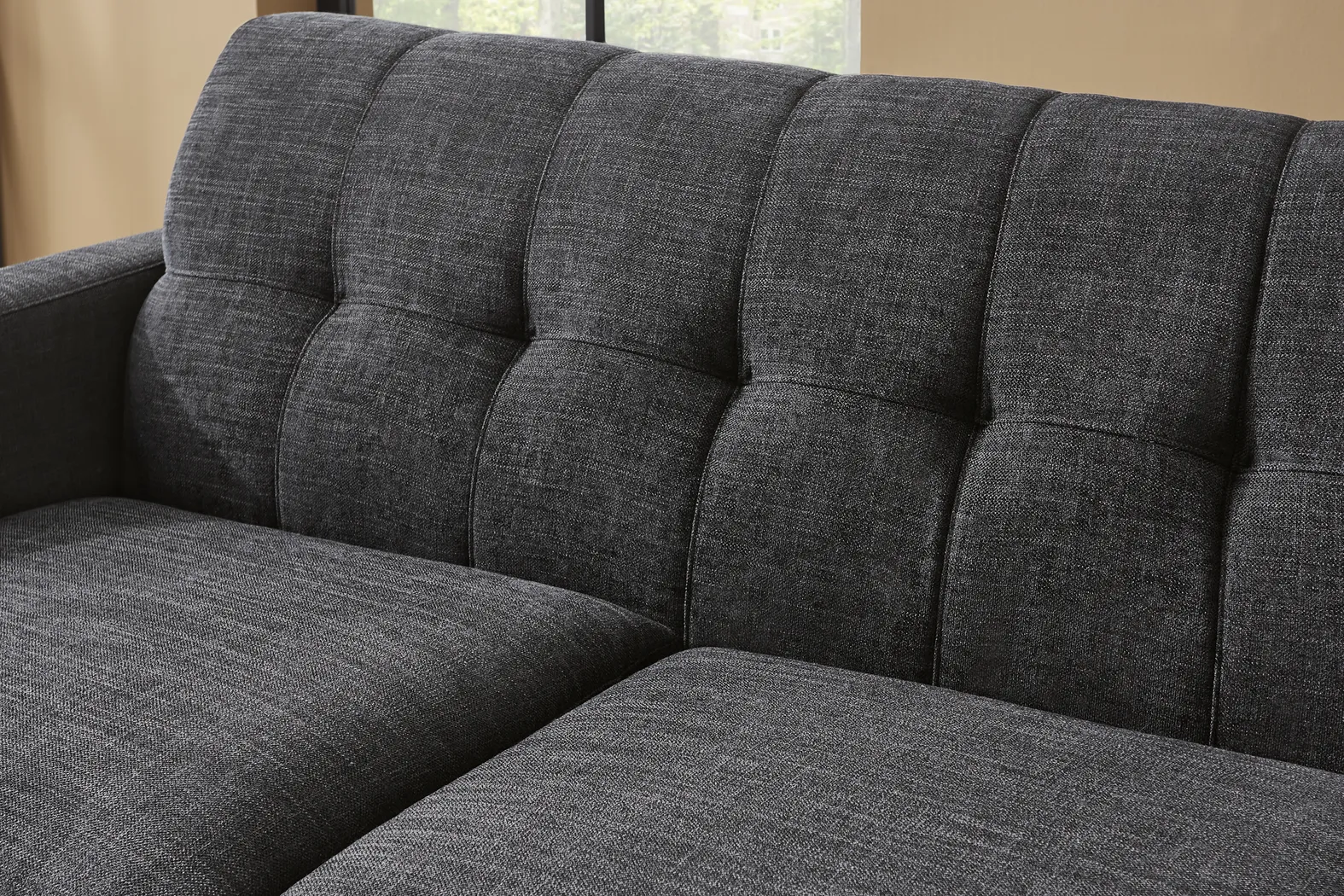 East Side Black 4 Pc Sectional Living Room - Thumbnail - Image 9