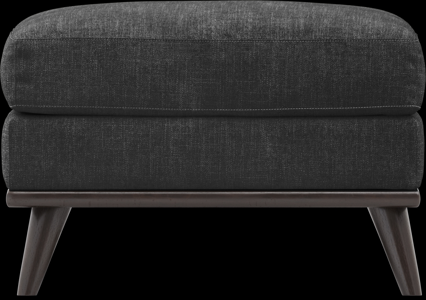 East Side Black Ottoman - Thumbnail - Image 3