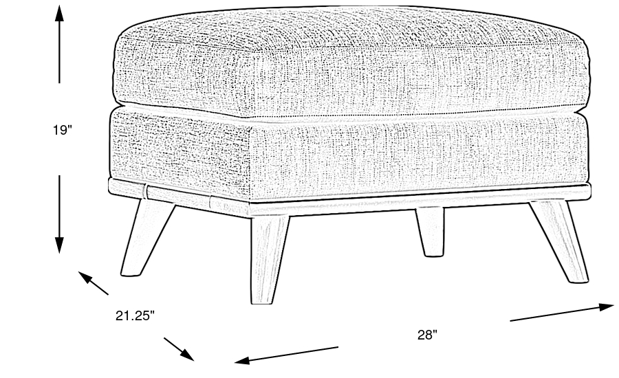 Dimension Image. Please refer to the Dimension Tab on this page for dimension details.