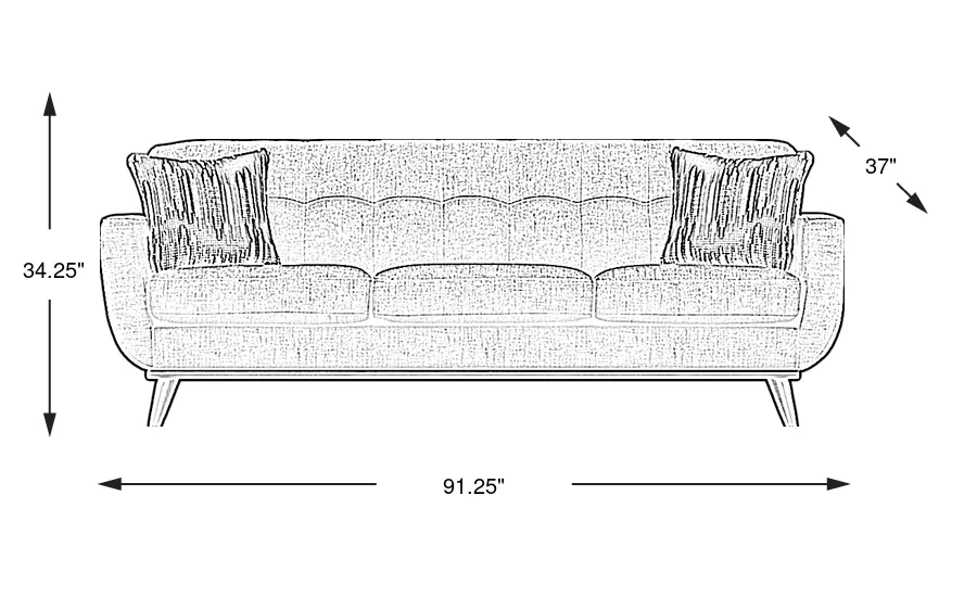 Dimension Image. Please refer to the Dimension Tab on this page for dimension details.