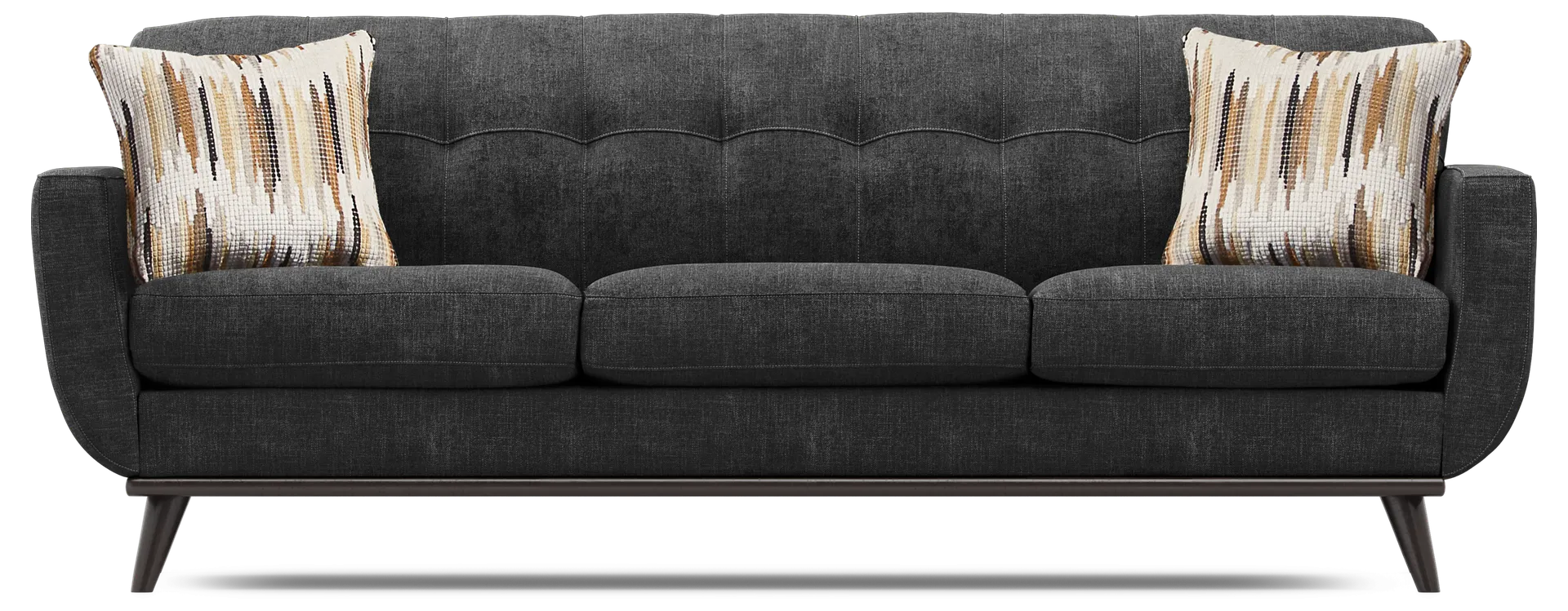 black sofa
