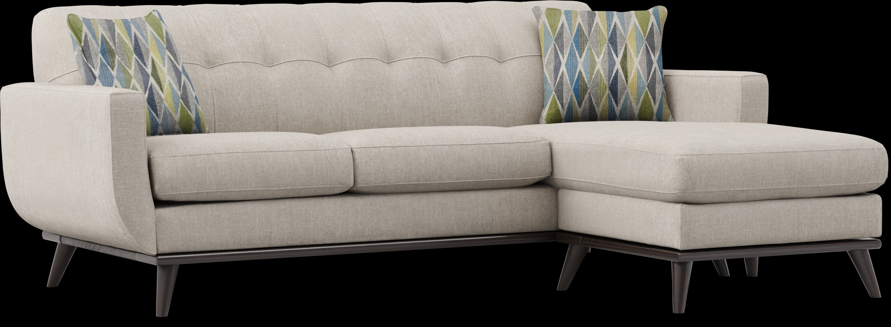 East Side Mushroom 5 Pc Sectional Living Room - Thumbnail - Image 2