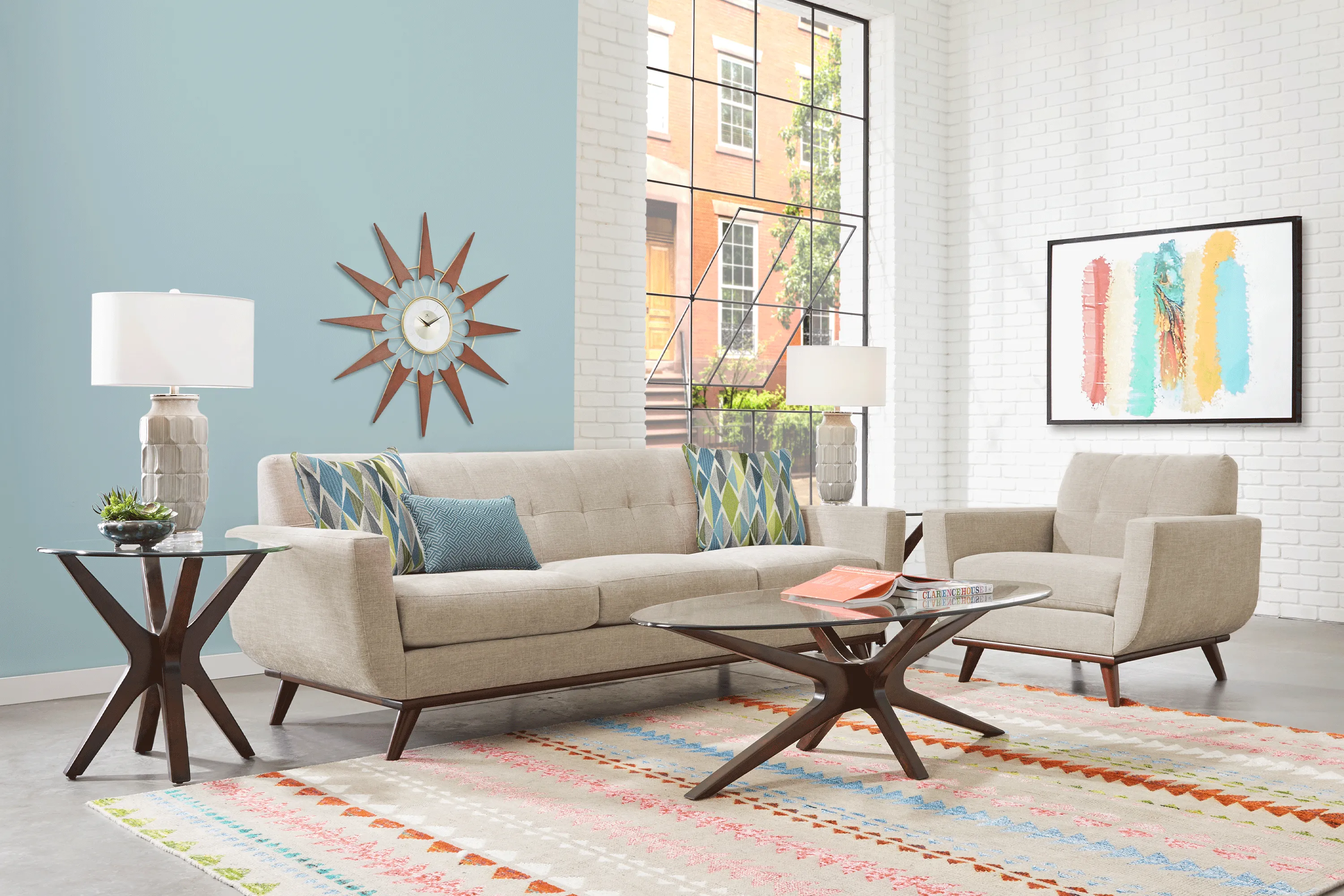 East Side Mushroom 5 Pc Living Room - Thumbnail - Image 1