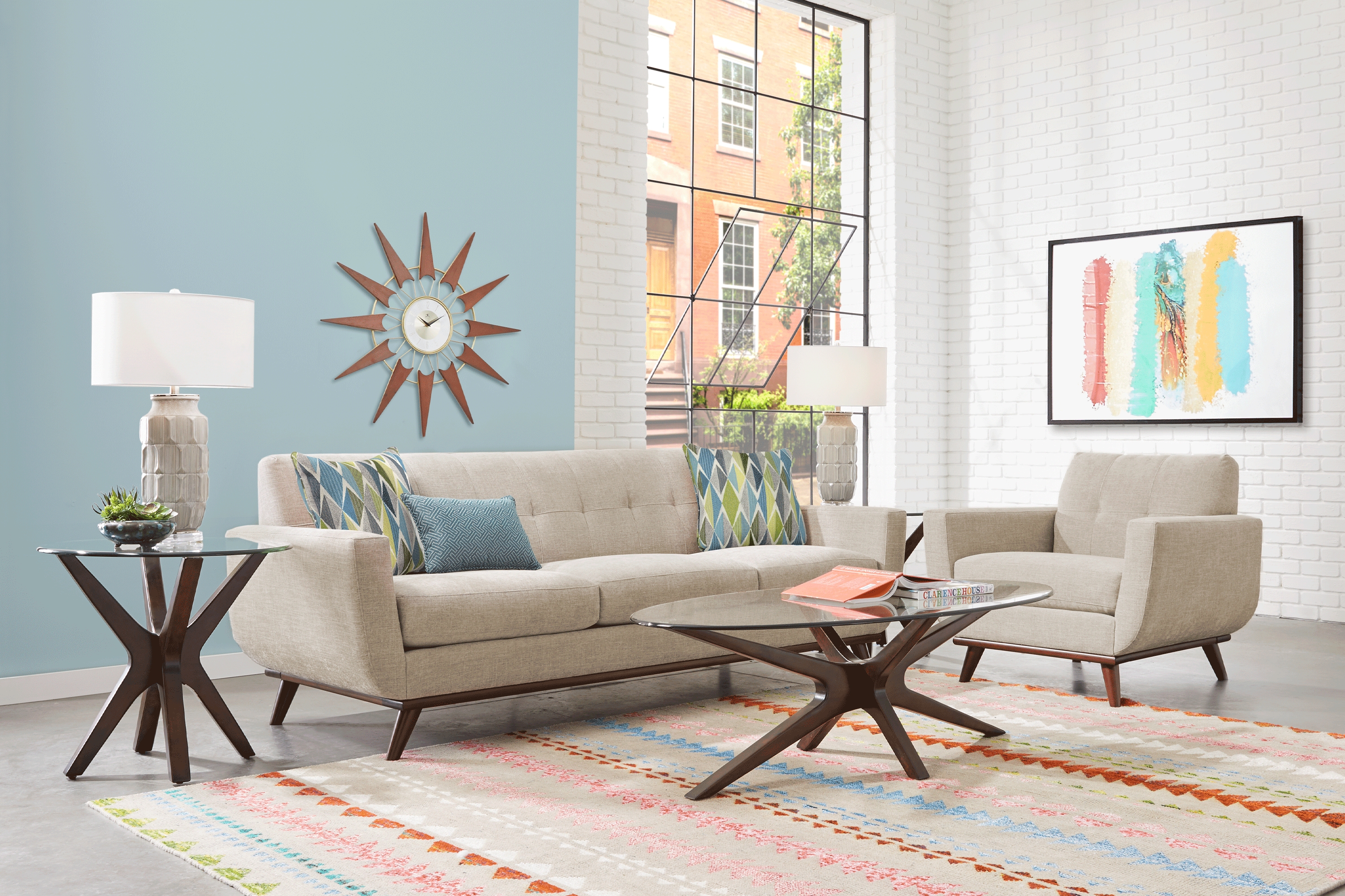 East Side Mushroom 5 Pc Living Room - Thumbnail - Image 1