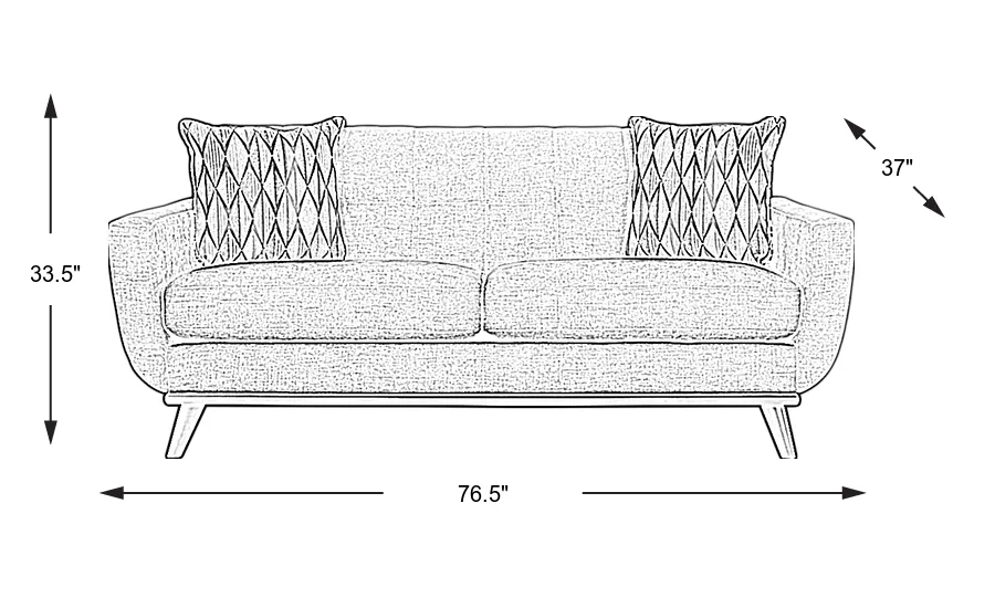 Dimension Image. Please refer to the Dimension Tab on this page for dimension details.