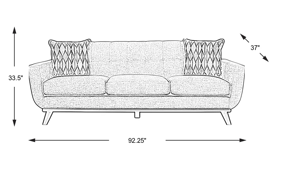 Dimension Image. Please refer to the Dimension Tab on this page for dimension details.