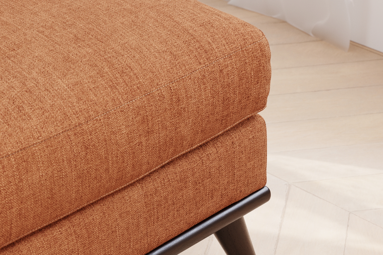 East Side Russet Ottoman - Thumbnail - Image 4