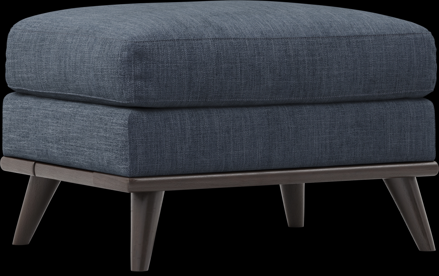 East Side Sapphire Ottoman - Thumbnail - Image 2