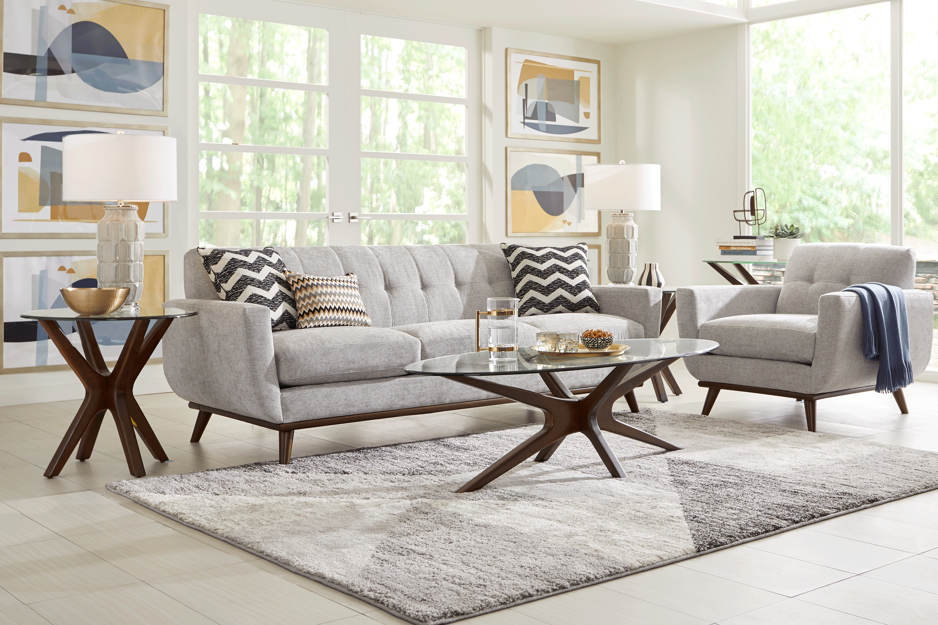 East Side Smoke 3 Pc Living Room - Thumbnail - Image 1