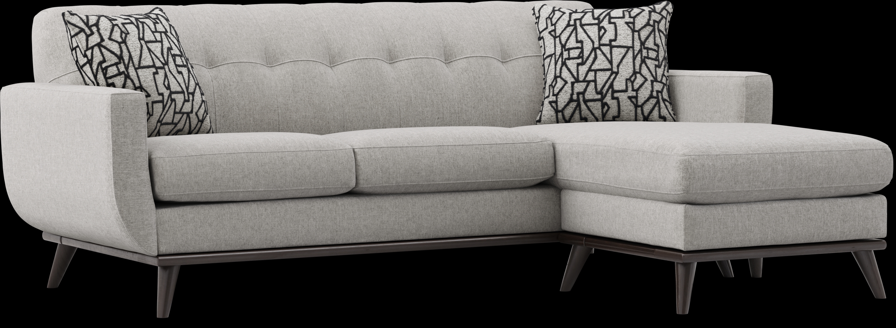 East Side Smoke 4 Pc Sectional Living Room - Thumbnail - Image 2