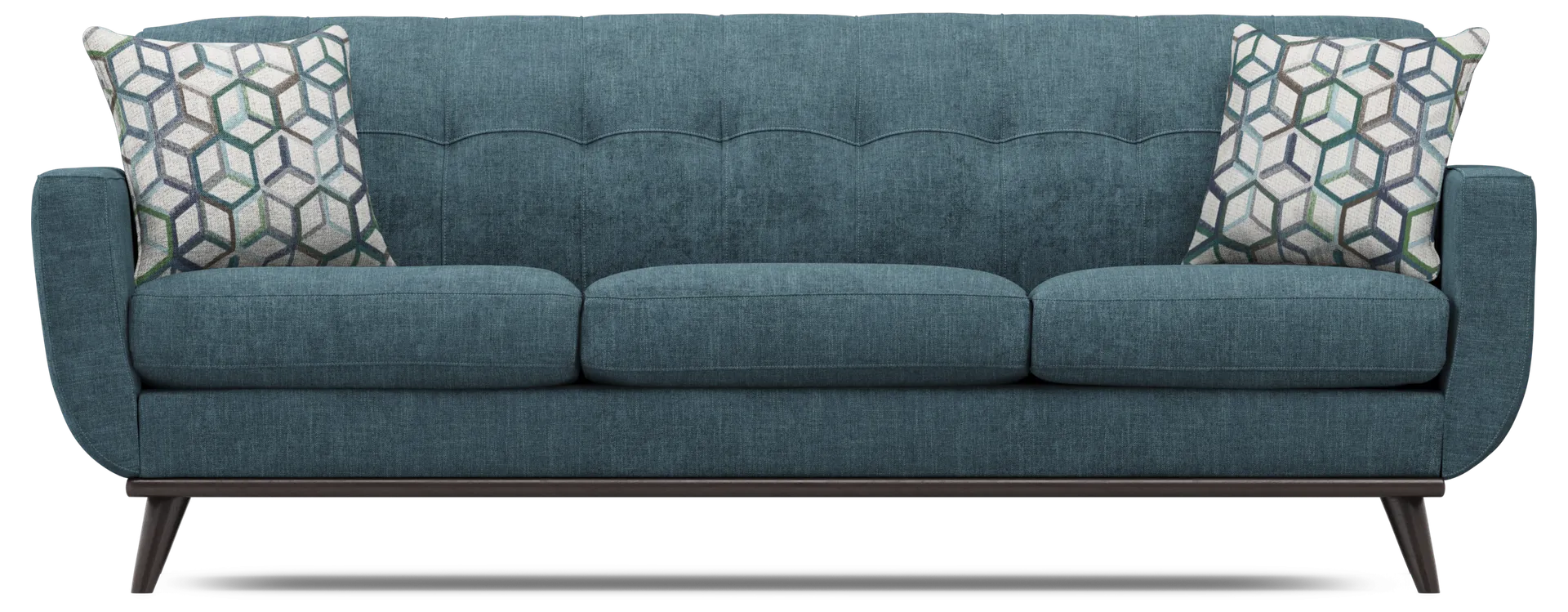 teal sofa