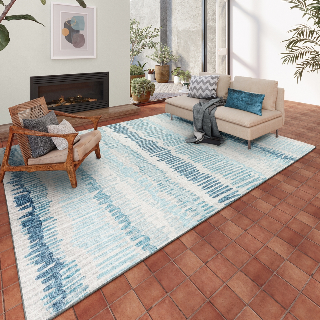 Eastbend Blue 8' x 10' Rug - Thumbnail - Image 2