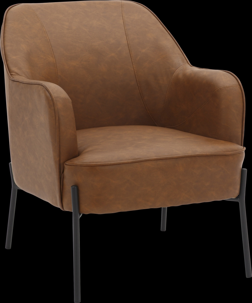 Eastchase Camel Accent Chair - Thumbnail - Image 1