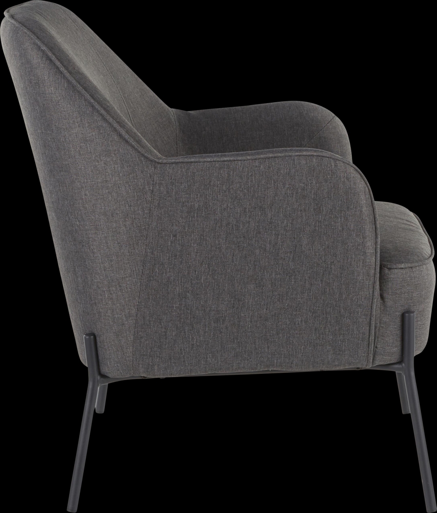 Eastchase Charcoal Accent Chair - Thumbnail - Image 4