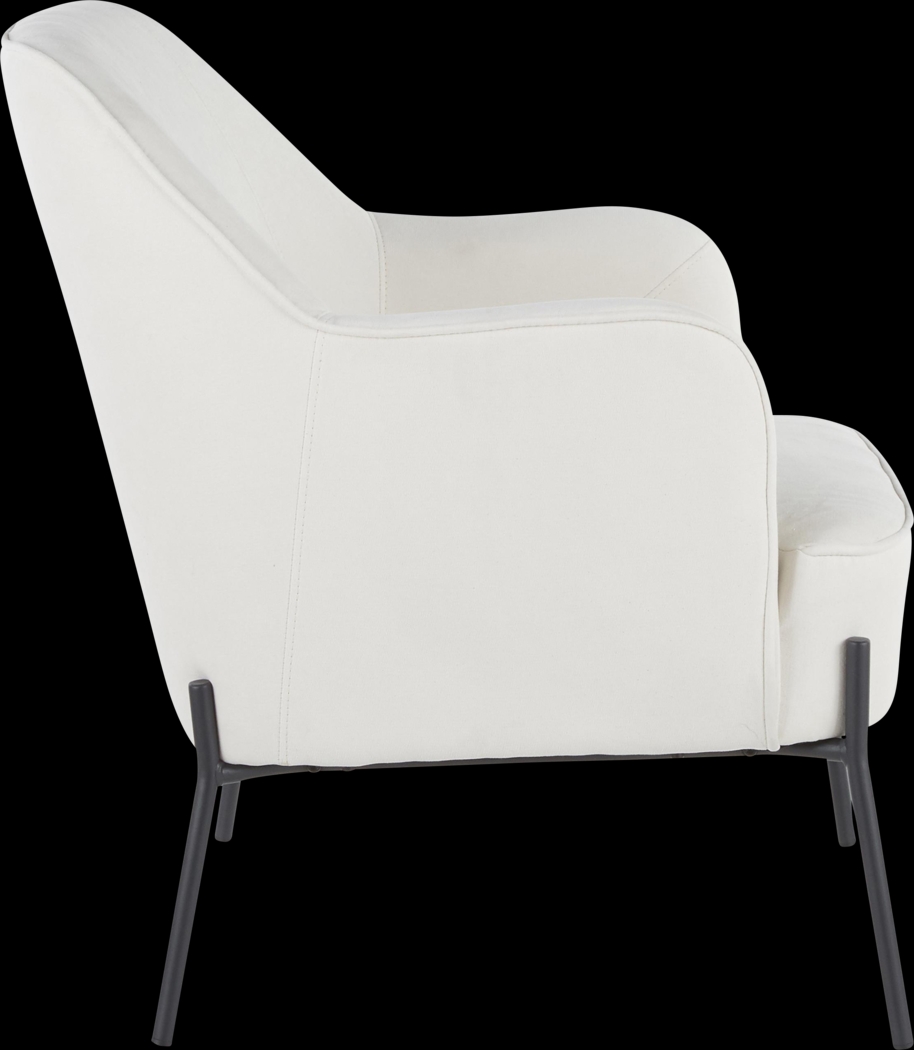 Eastchase Cream Accent Chair - Thumbnail - Image 4