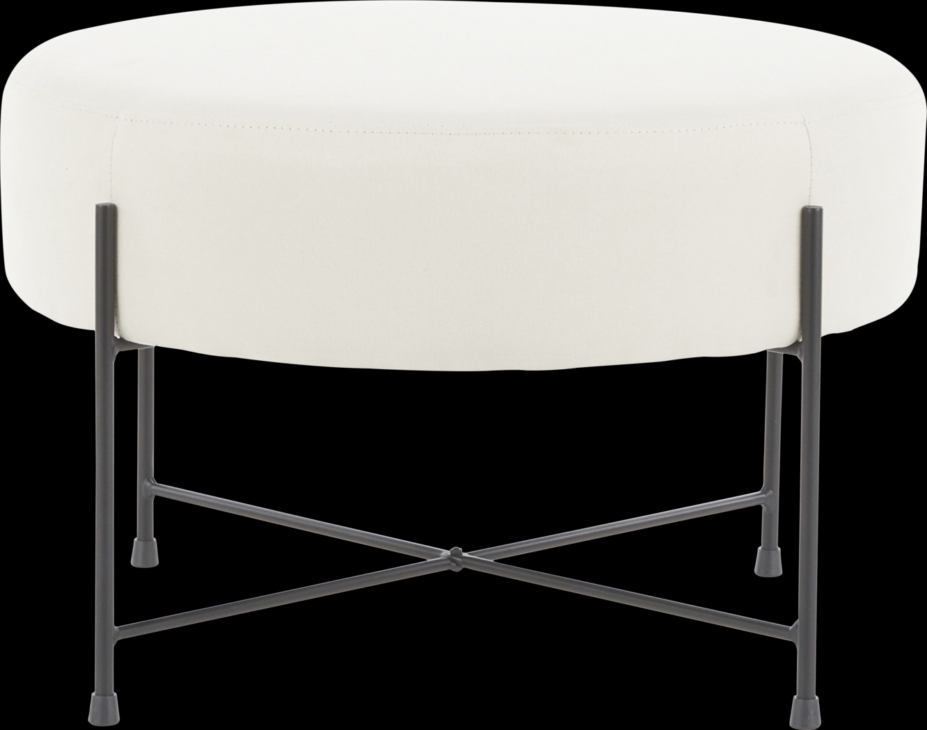Eastchase Cream Ottoman - Thumbnail - Image 2