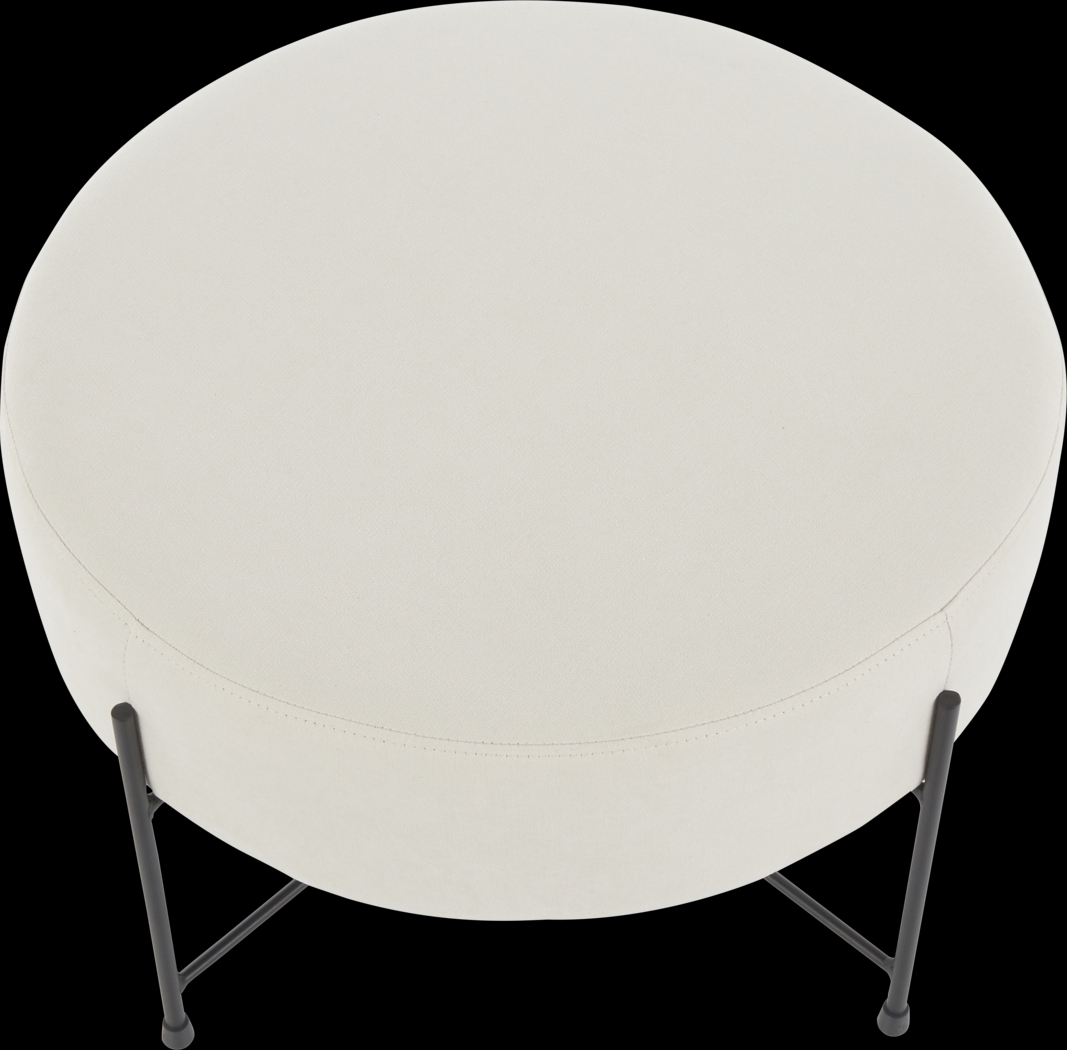 Eastchase Cream Ottoman - Thumbnail - Image 3