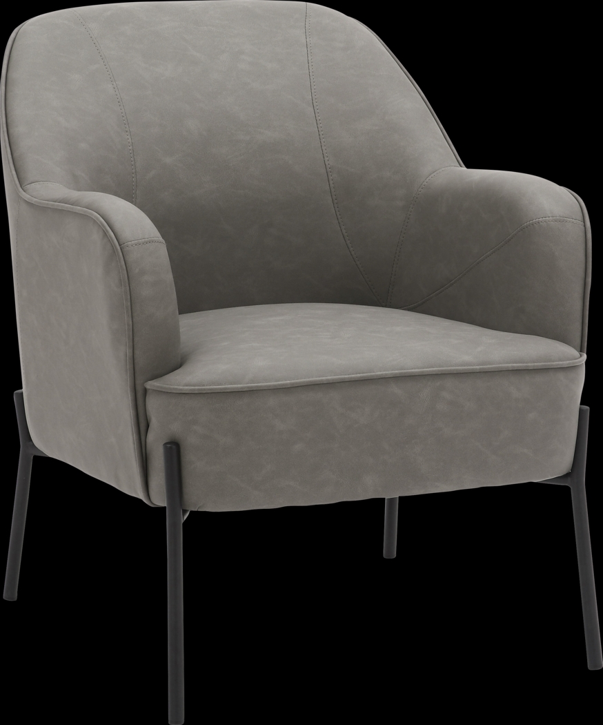 Eastchase Gray Accent Chair - Thumbnail - Image 1