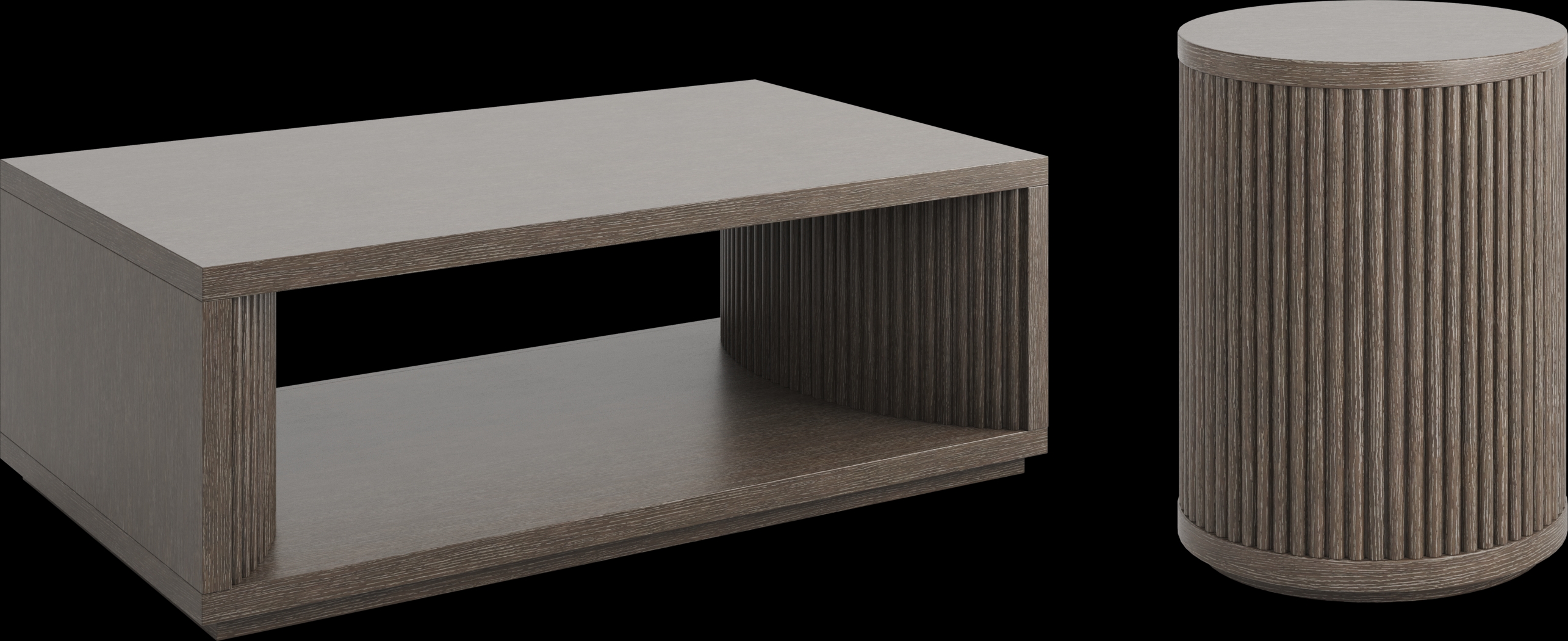 Eastchester Brown 2 Pc Table Set - Thumbnail - Image 1